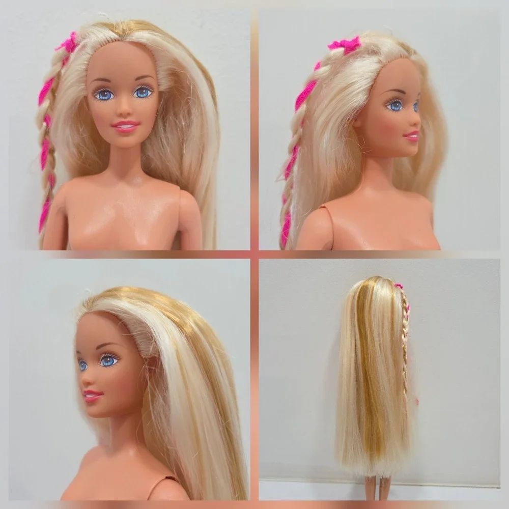 Vintage 1996 Barbie All Grown Up Teen Skipper Nude Doll Only W/ Ring Blonde